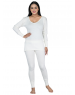 Women Inner Vest fs Combo Woolblend Thermal Cream